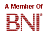 Proud members of Business Network Int'l- a business to business networking organization helping small businesses all over the US and the world to grow through the power of referrals.